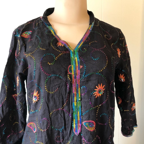 🌈 Vintage Rainbow Kurta 🌈 - Picture 5 of 5